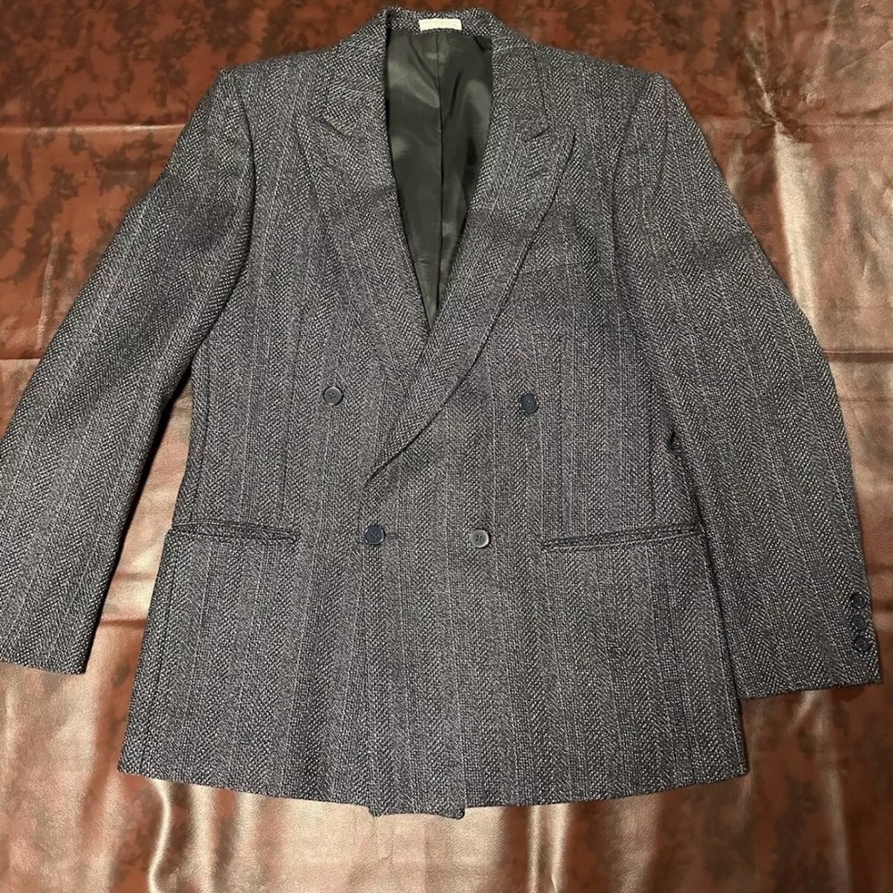Vintage Club International Blazer Men 41R 34W Coat Jacket 100% Wool